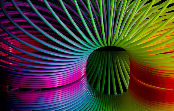 Slinky and color gels