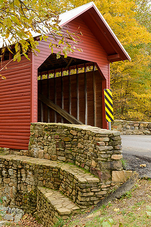 Roddy Road Covered Bridge Verticle
