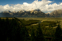 Tetons from "Ansel Adams " overlook