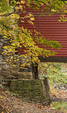 Roddy Road Covered Bridge Side & Owens Creek