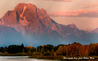 Morning Mist  Mt Moran