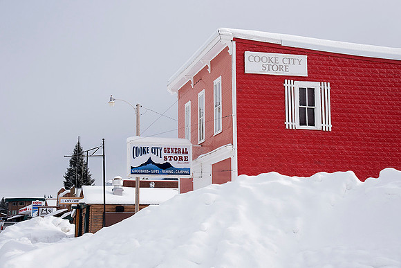 Cooke City has one way out: into Yellowstone.